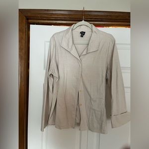 Eileen fisher jacket, ivory, XL